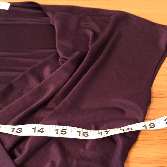 Calvin Klein Dressy Purple Top - Picture 5 of 6